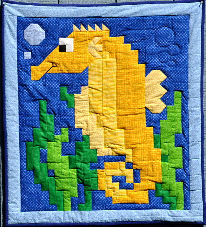Seahorse Quilt CQ-019e - Downloadable Pattern