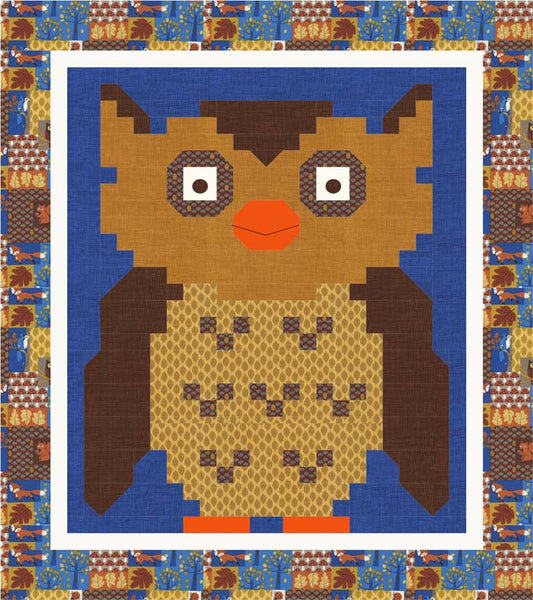 Owl Quilt CQ-028e - Downloadable Pattern