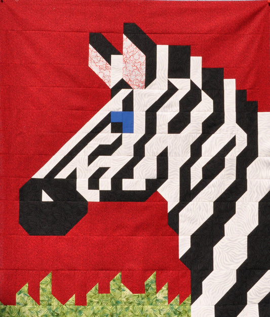Zebra Quilt CQ-057e  - Downloadable Pattern