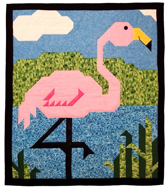 Flamingo Quilt Pattern CQ-067 - Paper Pattern