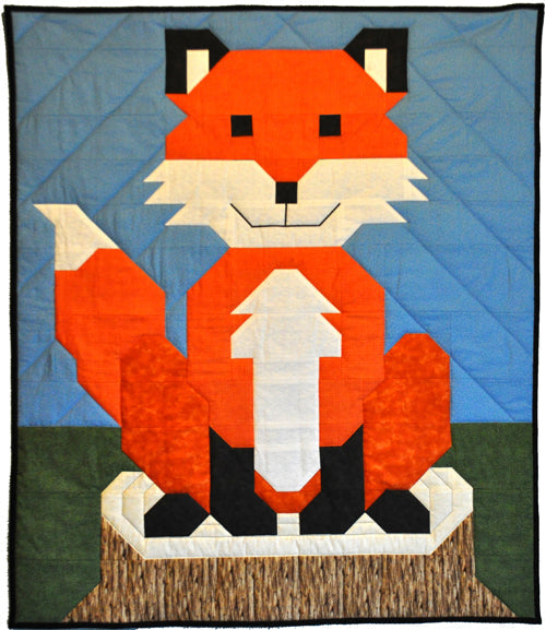 Baby Fox Quilt Pattern CQ-107 - Paper Pattern
