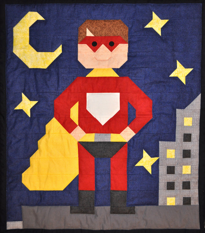 Super Hero Quilt Pattern CQ-124 - Paper Pattern