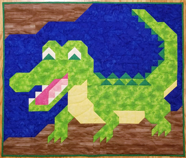 Alligator Quilt Pattern CQ-137 - Paper Pattern
