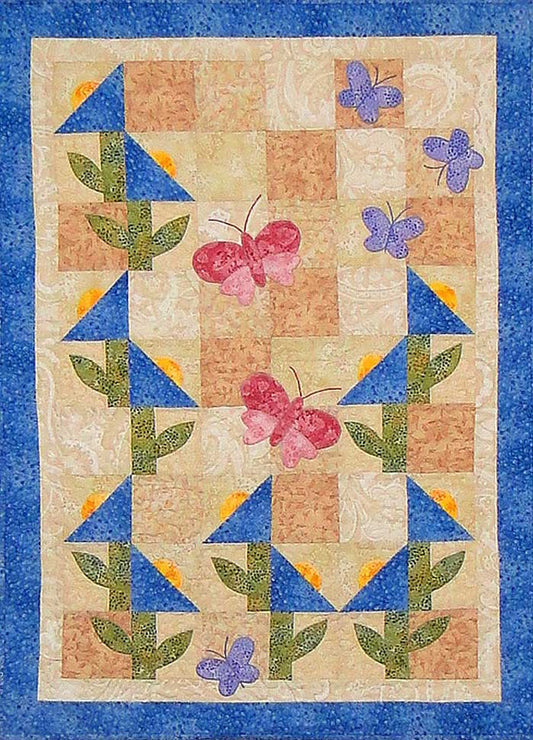 Bluebell Meadow Quilt CTG-097e  - Downloadable Pattern