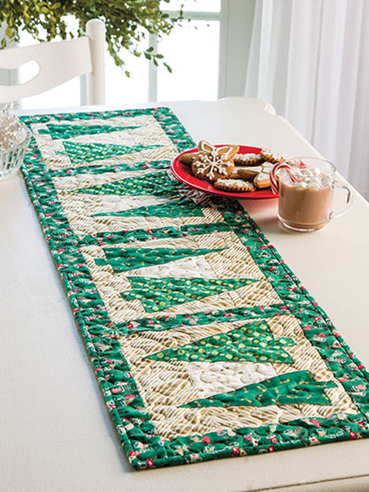 Yuletide Greens Table Runner & Placemat CTG-159e - Downloadable Pattern