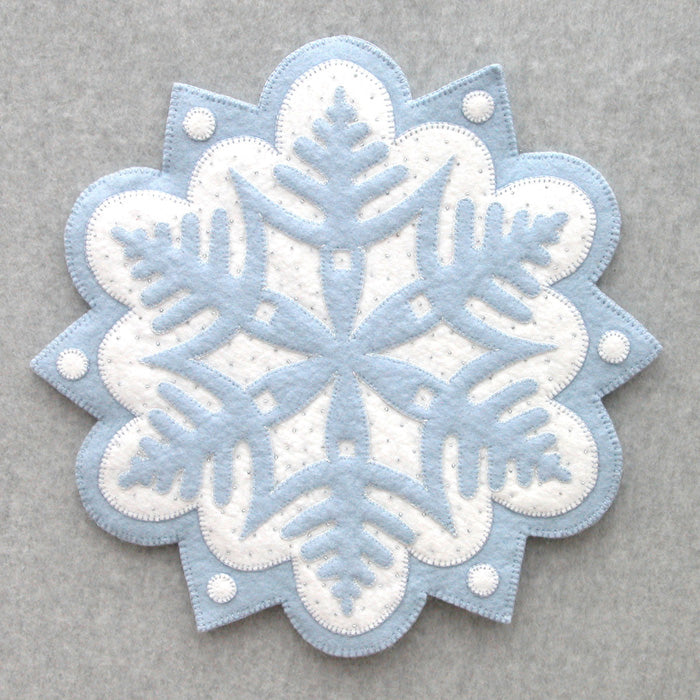 Snowflake #1 Table Topper DBM-001e - Downloadable Pattern