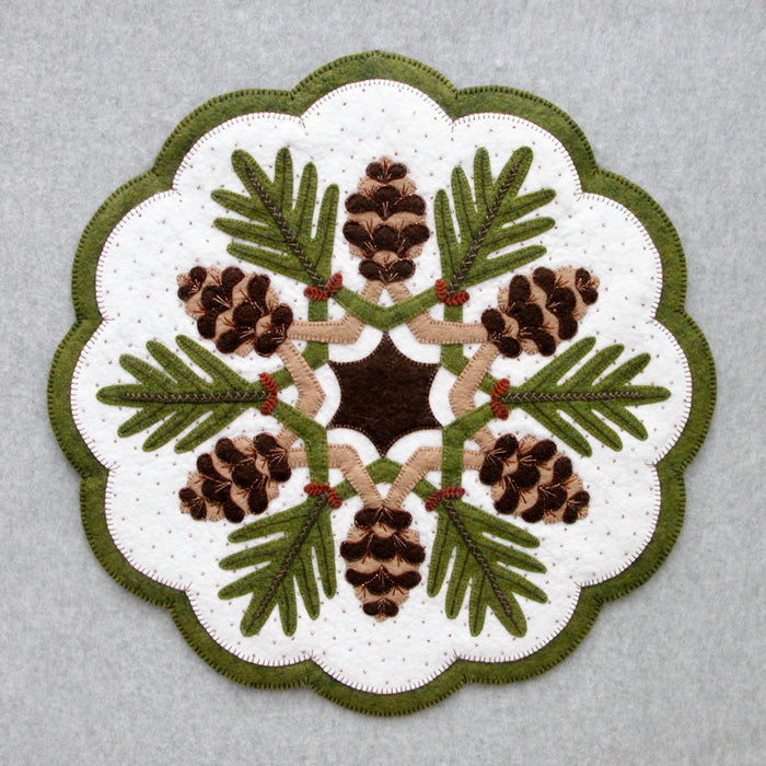 Pine Cones Table Topper Pattern DBM-007 - Paper Pattern