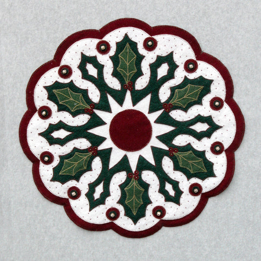 Holly All Around Table Topper Pattern DBM-015 - Paper Pattern