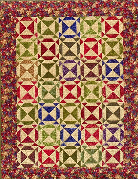 Scrappy & Sensational - Classy Quilt Pattern DCM-025 - Paper Pattern