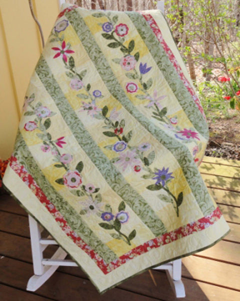 Summer Garden Quilt DFD-14e - Downloadable Pattern