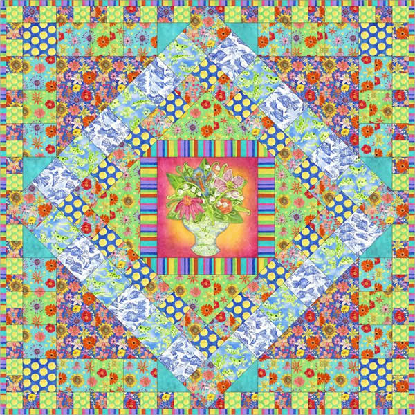 Impressionist Quilt Pattern FHD-115 - Paper Pattern