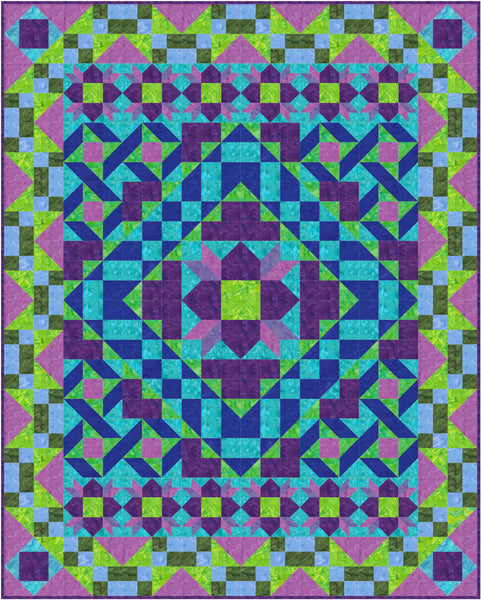 Snake in the Grass Quilt Pattern FHD-129 - Paper Pattern