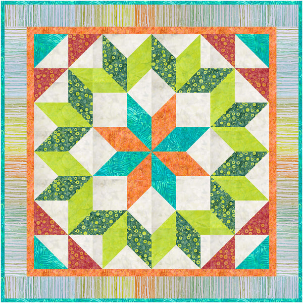 Spin The Wheel Quilt Pattern FHD-252 - Paper Pattern