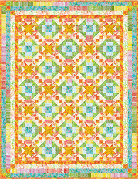 Palm Leaves Quilt Pattern FHD-302 - Paper Pattern