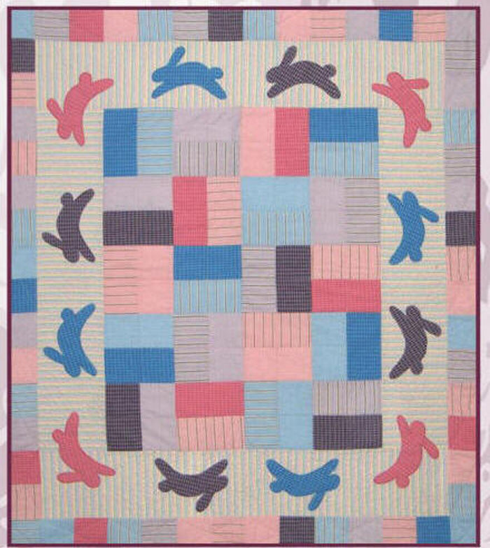 Bunny Chase Quilt Pattern FRD-1112 - Paper Pattern