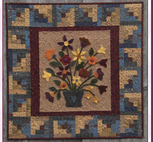 Country Garden Bouquet Quilt Pattern FRD-1116 - Paper Pattern