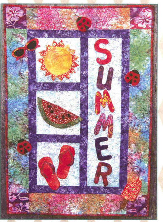 Sunny Days of Summer Quilt Pattern FRD-1117 - Paper Pattern