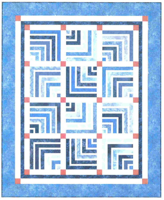 Opposites Attract Quilt Pattern FRD-1124 - Paper Pattern