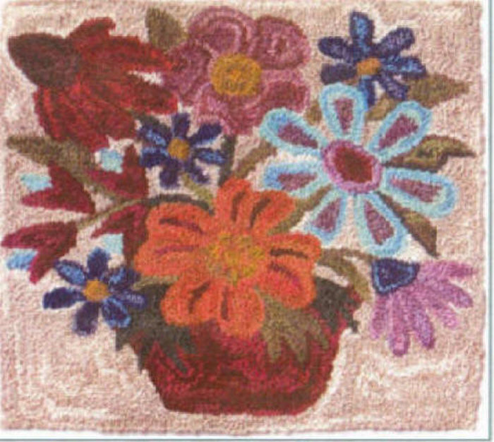 Folk Flowers Pattern FRD-1313 - Paper Pattern