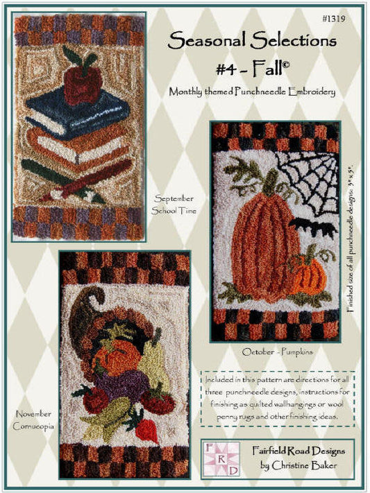 Seasonal Selections #4 - Fall Pattern FRD-1319 - Paper Pattern