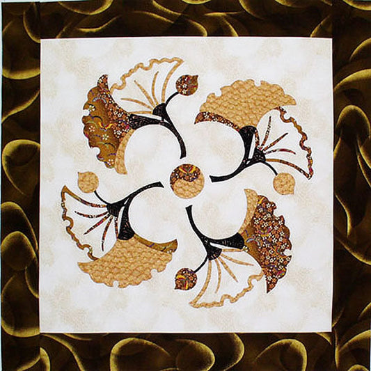 Dancing Gingkos Quilt Pattern GGA-119 - Paper Pattern