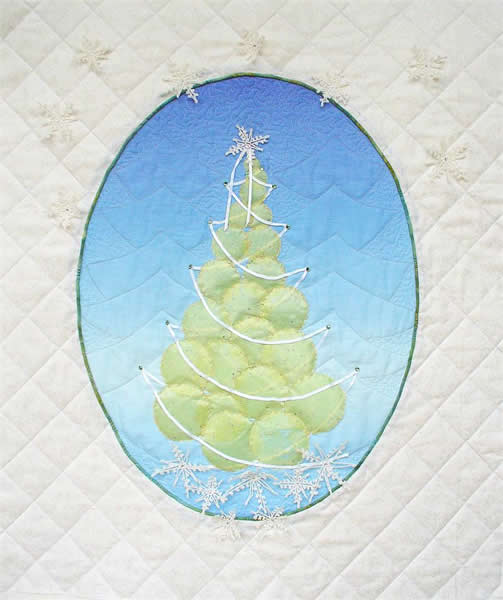 Christmas Snow Wall Hanging Pattern GGA-1302 - Paper Pattern