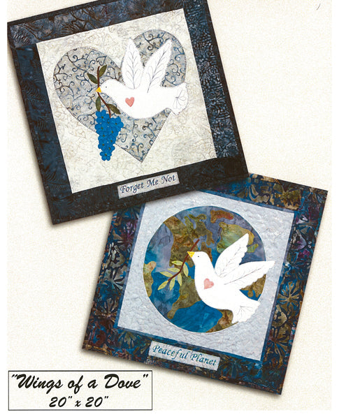 Wings of a Dove Wall Hanging Pattern HBH-120 - Paper Pattern