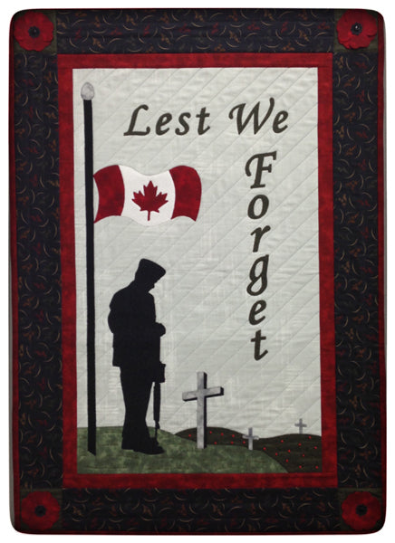 Lest We Forget Wall Hanging HCH-029e - Downloadable Pattern