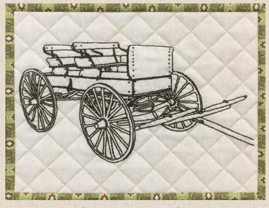 A Hitch in Tyme Wall Hanging Pattern HCH-059 - Paper Pattern