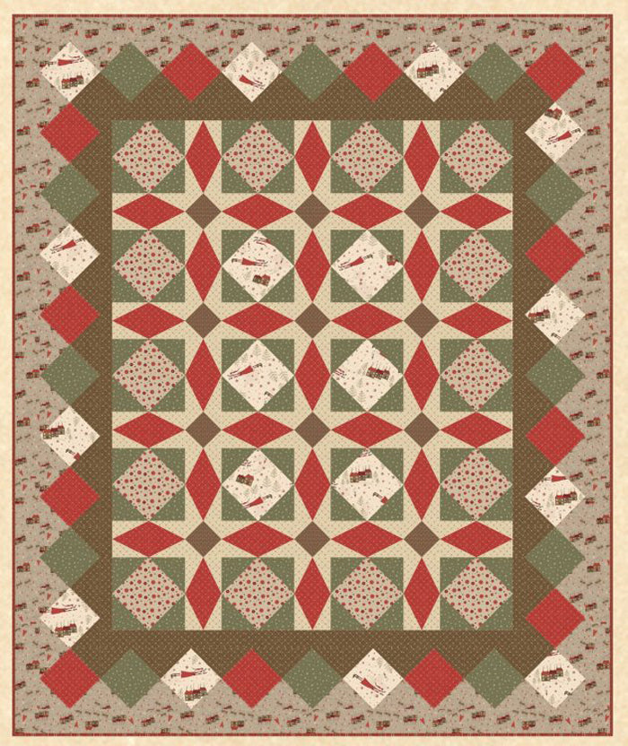 Gingerbread Lane Quilt Pattern HHQ-7350 - Paper Pattern