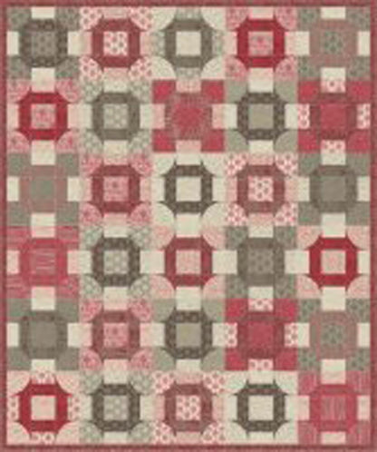 Round Churn Dash Quilt Pattern HHQ-7387 - Paper Pattern