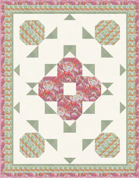 Morning Mist Quilt Pattern HHQ-7410 - Paper Pattern