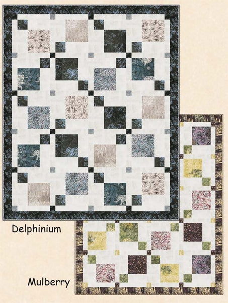 Batik Tiles Lap Quilt Pattern HHQ-7444 - Paper Pattern