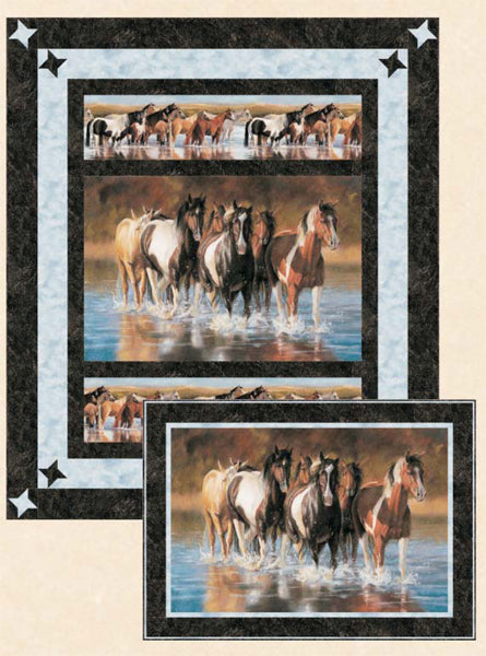 Mustang Creek Quilt HHQ-7445e - Downloadable Pattern