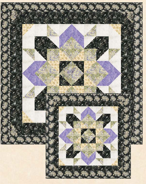 Tropical Starflower Quilt Pattern HHQ-7447 - Paper Pattern