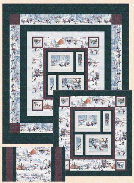 Hockey Practice Quilt HHQ-7458e - Downloadable Pattern