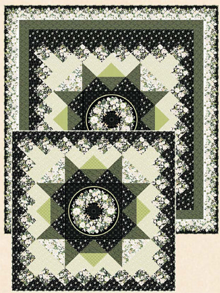 Bouquet Medallion Quilt Pattern HHQ-7463 - Paper Pattern