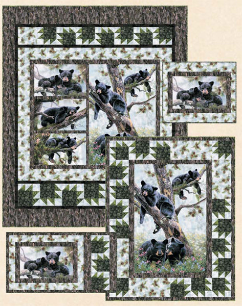 Slumber Bears Quilt Pattern HHQ-7465 - Paper Pattern