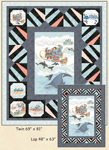 Arctic Wonderland Quilt Pattern HHQ-7466 - Paper Pattern
