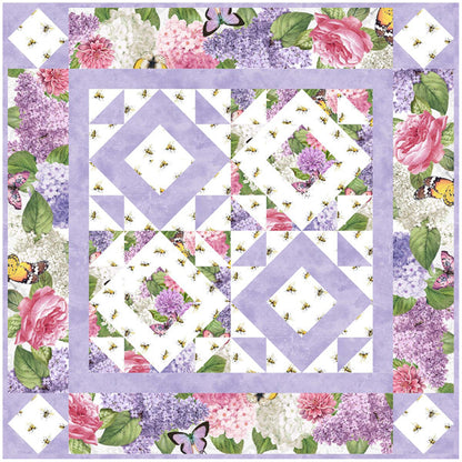 Cutting Garden Wall, Table Square and Runner Pattern HHQ-7470 - Paper Pattern