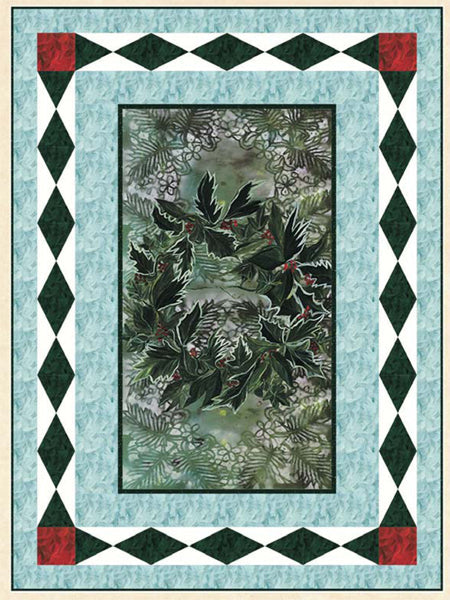 Winter Garden Wreath Quilt Pattern HHQ-7476 - Paper Pattern