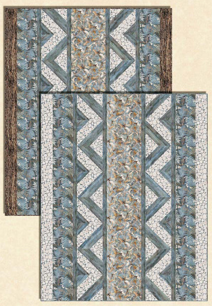 Timberland Trail Lap Quilt Pattern HHQ-7478 - Paper Pattern