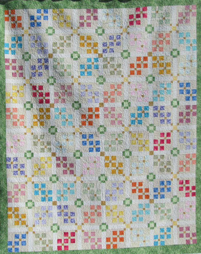 Blossom Chain Quilt Pattern HQ-215 - Paper Pattern