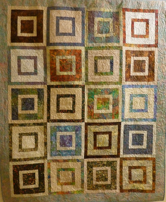Around the Square Quilt HQ-217e - Downloadable Pattern