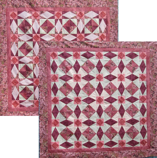 Diamond Delight Quilt Pattern HQ-223 - Paper Pattern
