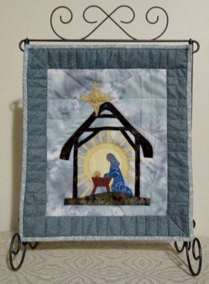 Radiant Beams Nativity Wall Hanging HQ-243e - Downloadable Pattern
