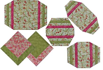 Potluck Placemat, Napkin and Trivet Pattern JD-03 - Paper Pattern