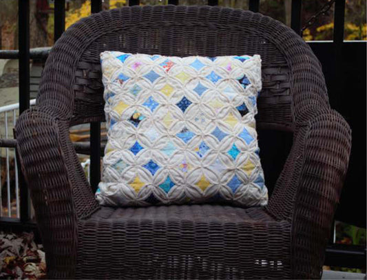Cathedral Window Pillow JL-101e - Downloadable Pattern