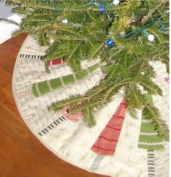 O Easy Christmas Tree Skirt JL-104e - Downloadable Pattern