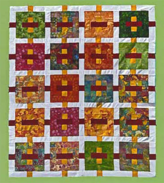 Weaving Jelly Rolls Quilt Pattern KB-67 - Paper Pattern